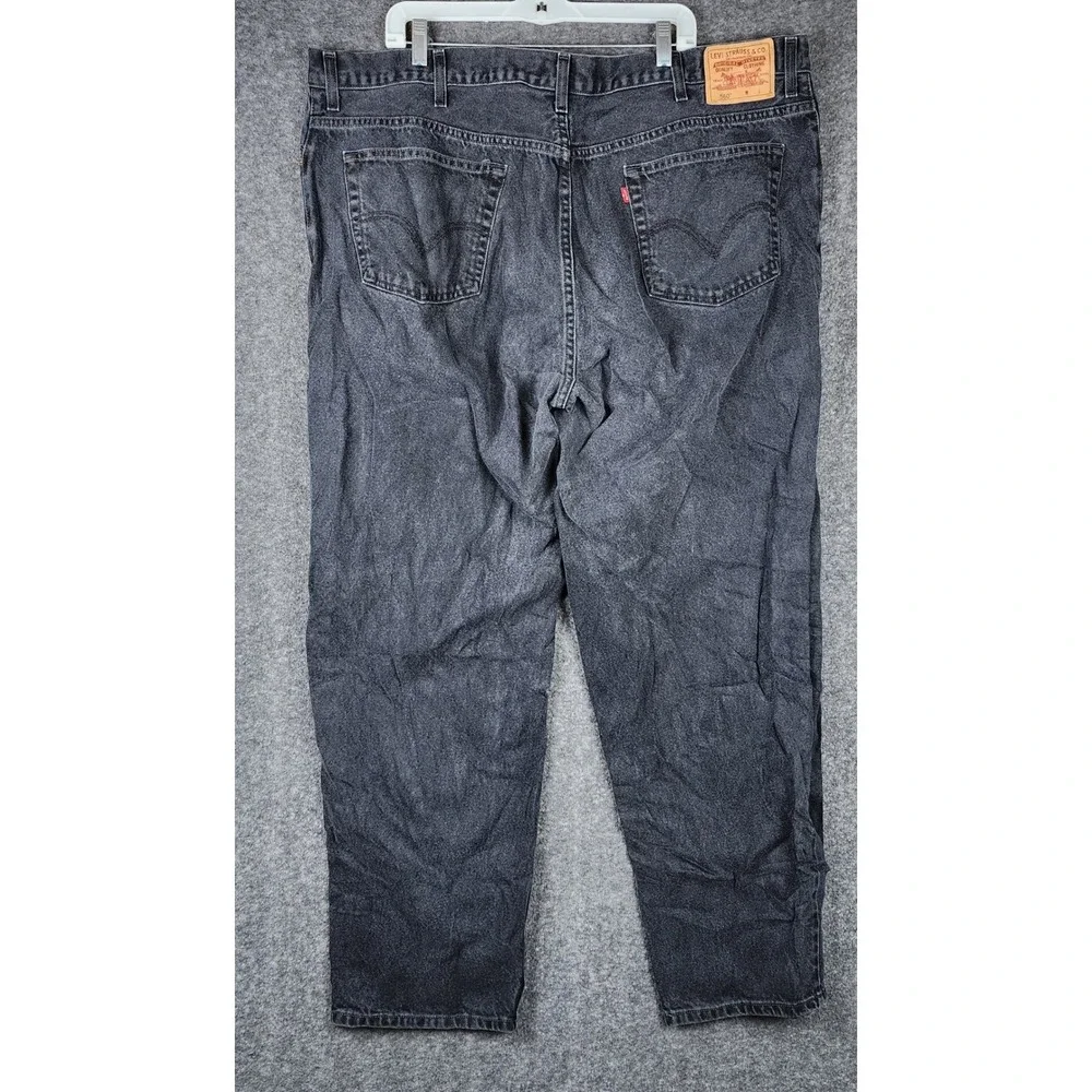 Levis Jeans Mens 46x34 560 Comfort Fit Black Denim Y2K Vintage EUC